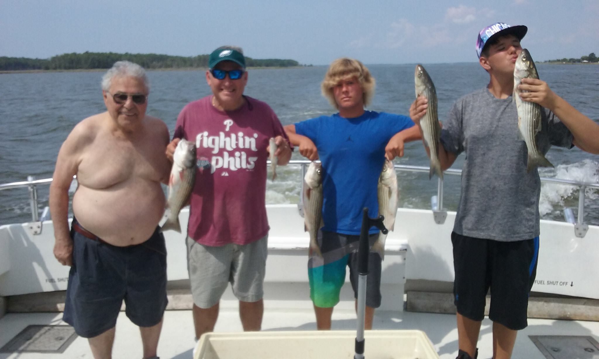 Longtime Customers Going Home With A Nice Limit Of Rockfish!