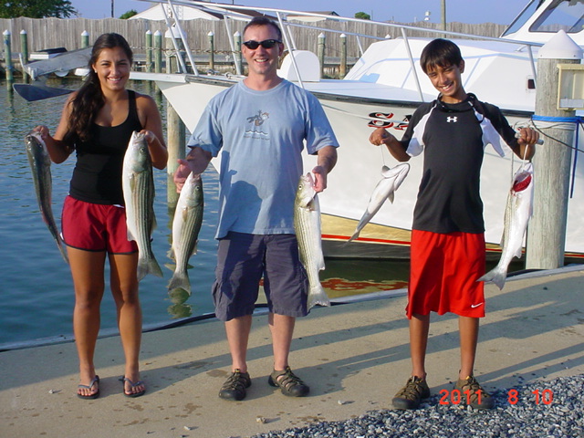 Maryland Striped Bass Fishing Charters