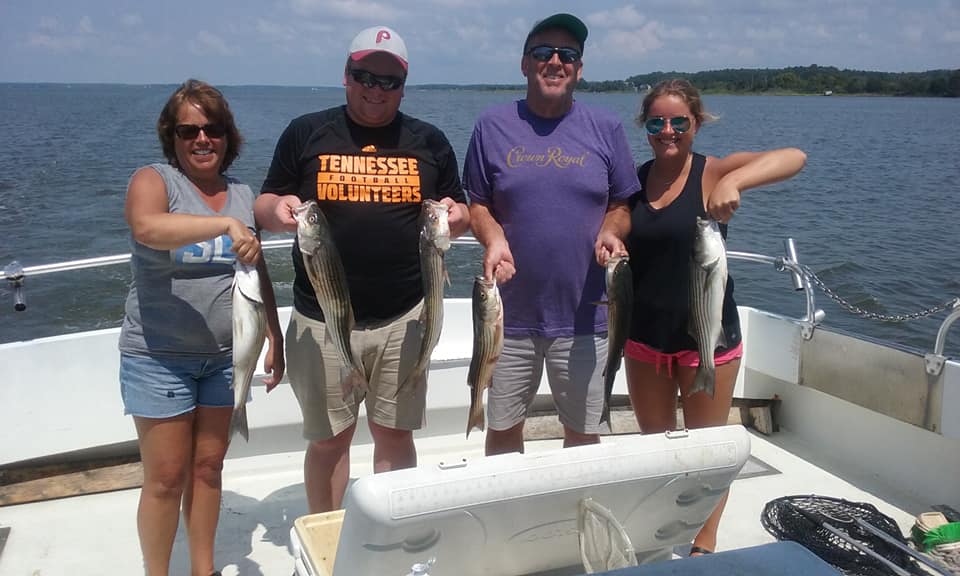 Maryland Charter Fishing for Rockfish and Bluefish!