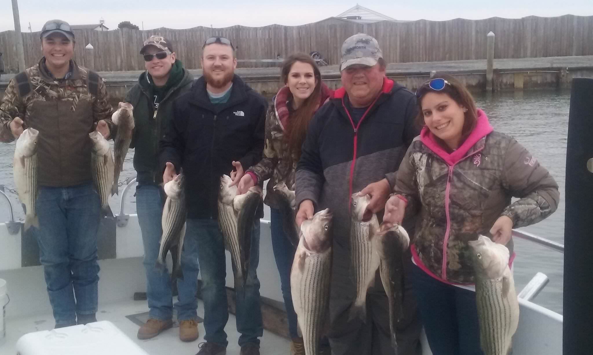 Maryland Charter Fishing for Rockfish on the Chesapeake Bay!