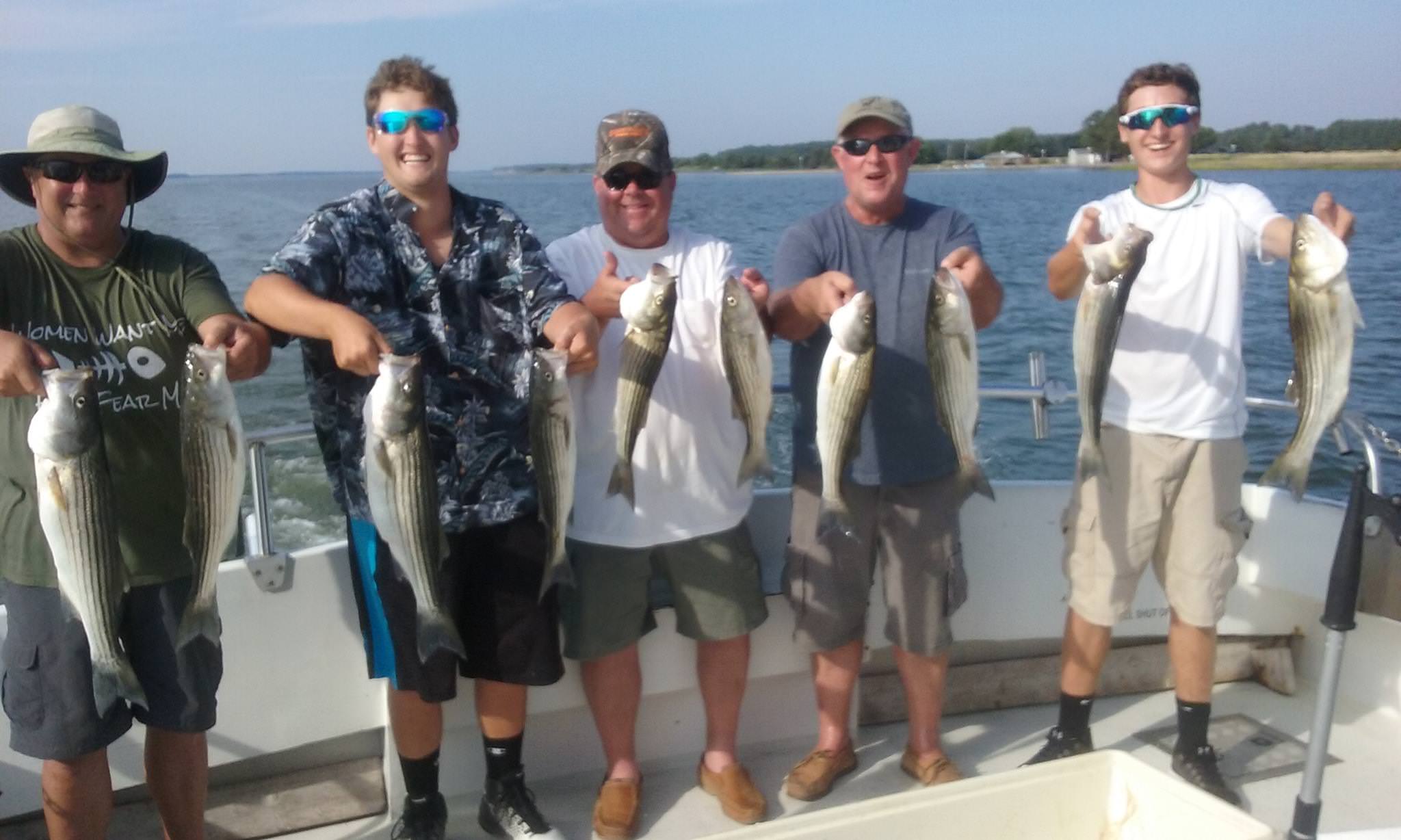 Catching Striped Bass With Live Bait On The Chesapeake Bay!