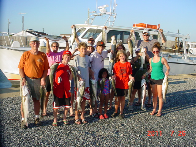 Striped Bass Fishing On The Chesapeake Bay!