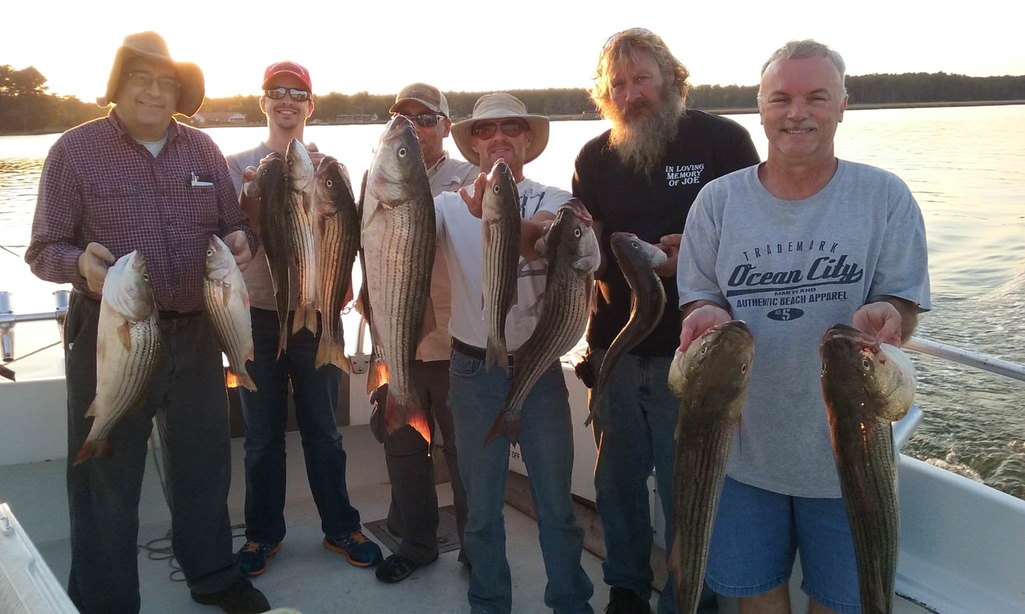 Maryland Rockfish Caught On The Chesapeake Bay!