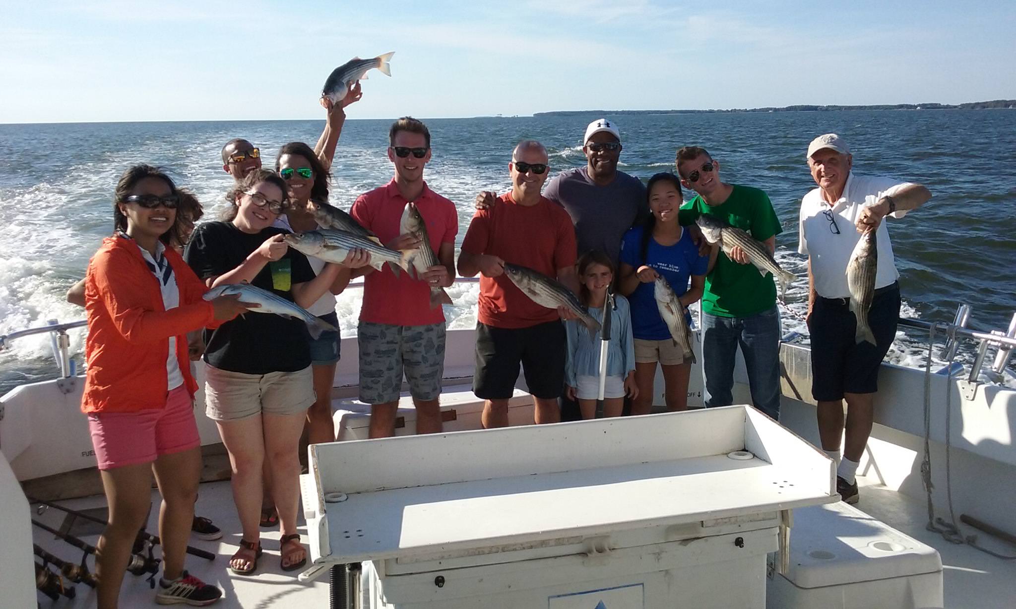 Light Tackle Fishing In Maryland For Striped Bass!