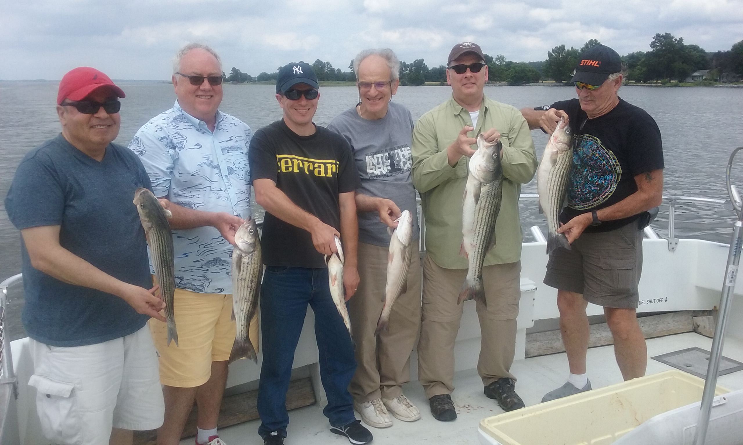 Another Nice Catch of Chesapeake Bay Striped Bass in Maryland