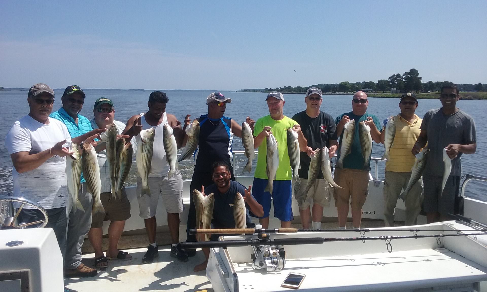 Maryland Charter Fishing for Rockfish!