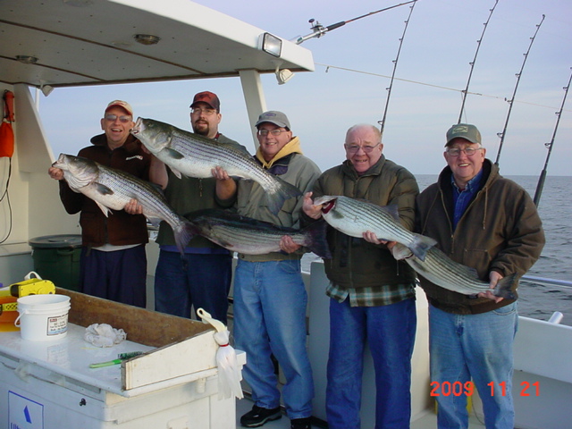 Fall Trophy Rockfish Season! Big Stripers!