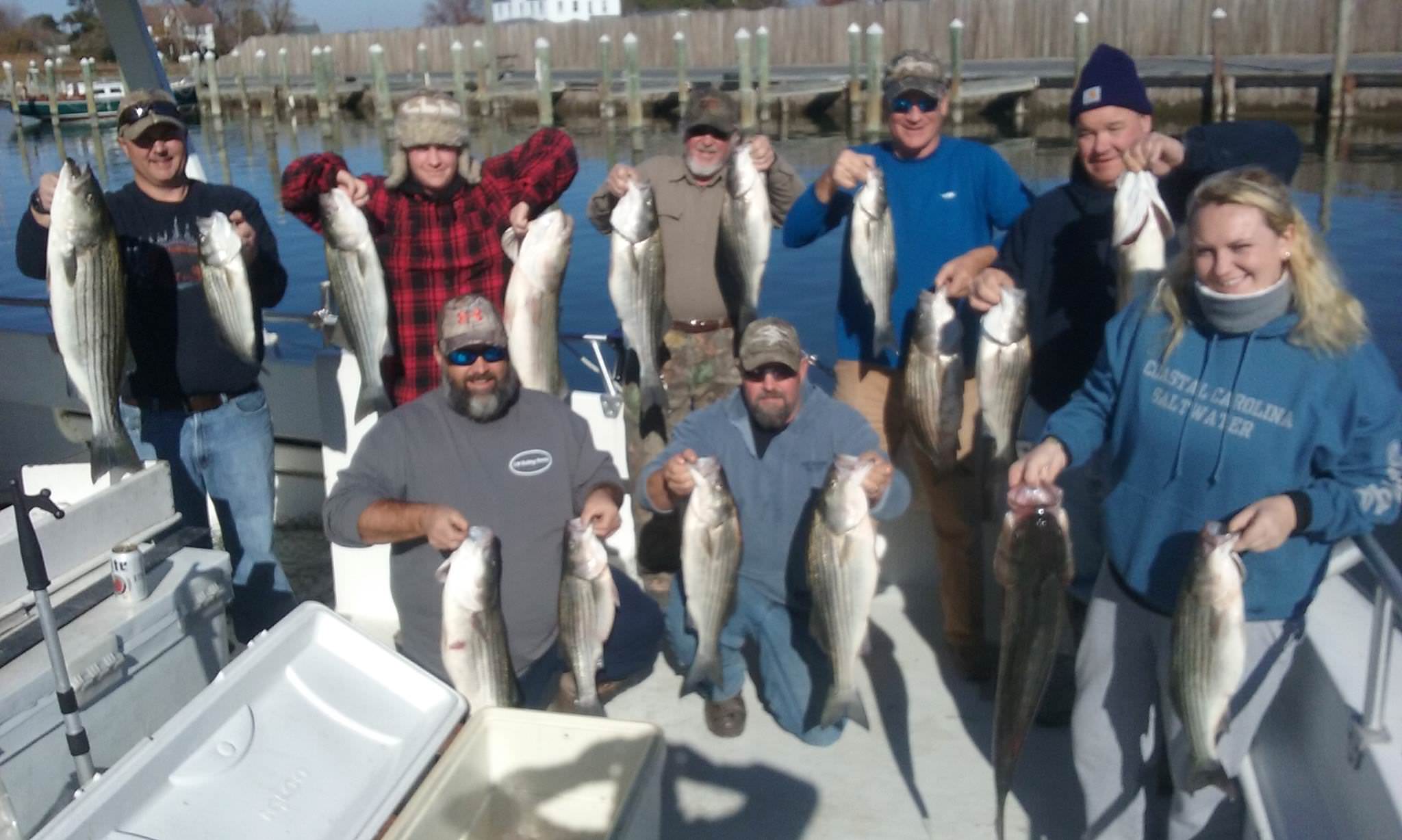 Black Friday Fishing Action On Maryland's Chesapeake Bay!