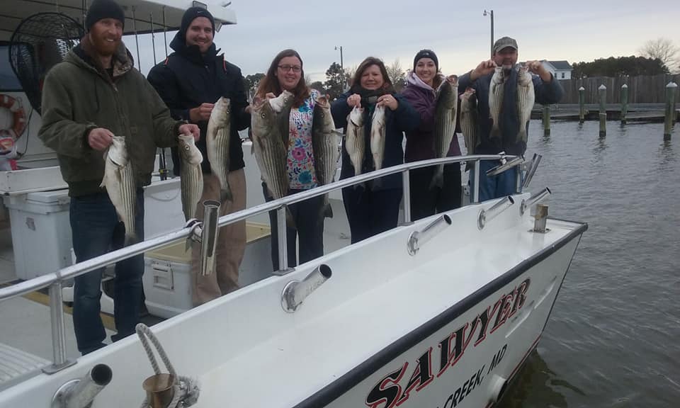 Chesapeake Bay Fishing Charters for Rockfish from Maryland's Eastern Shore!