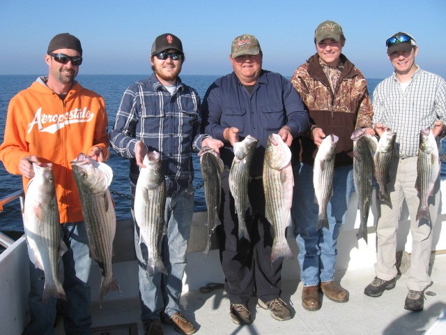 Chesapeake Bay Fishing Charters For Rockfish! Sawyer Chesapeake Bay Fishing Charters From Maryland's Eastern Shore!