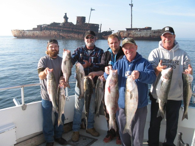 Fishing For Rockfish On The Chesapeake Bay! Sawyer Chesapeake Bay Fishing Charters From Maryland's Eastern Shore!