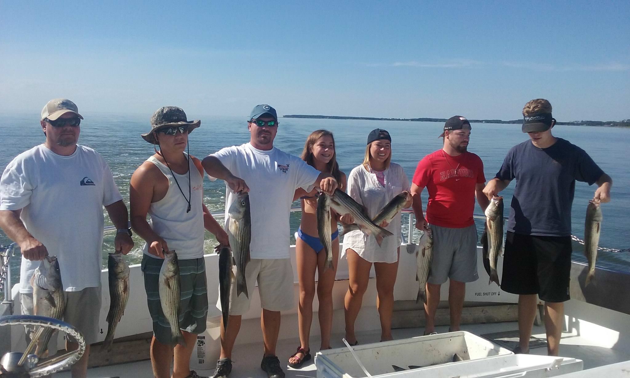 Chesapeake Bay Striped Bass Fishing Charters - Sawyer Chesapeake Bay Fishing Charters