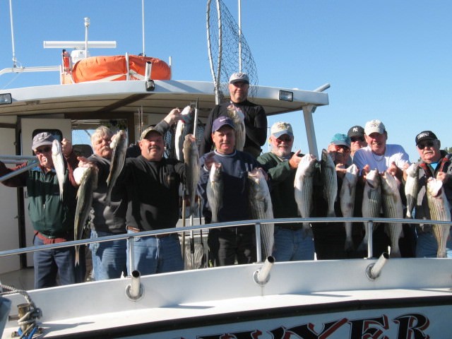 Fall Fishing For Trophy Striped Bass On The Chesapeake Bay! Sawyer Chesapeake Bay Fishing Charters From Maryland's Eastern Shore!